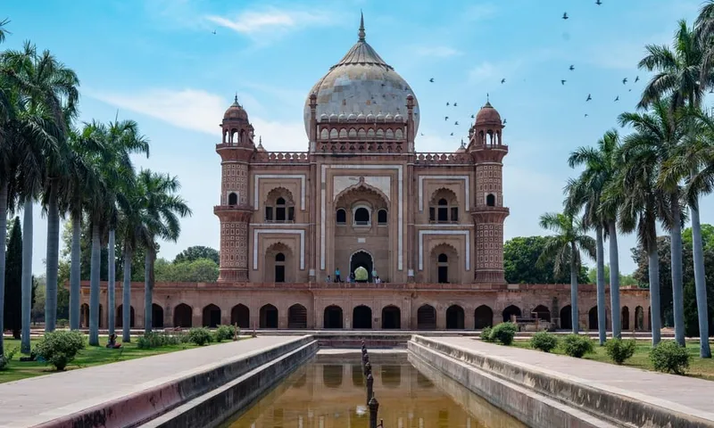 Safdarjung Tomb and gardens in south Delhi